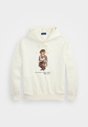 Polo Ralph Lauren POLO BEAR FLEECE HOODIE - Kapuzenpullover - deckwash white
