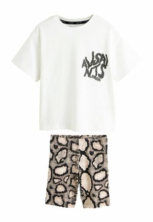 ORLANDO AND CYCLING SET  . - Pantaloni scurți - white snake