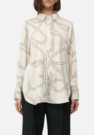Overhemdblouse - creme