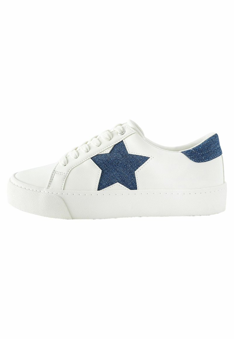 Next FOREVER COMFORT CHUNKY STAR REGULAR FIT - Sneakers basse - white