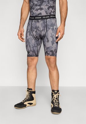 POLARIS VALE TUDO SHORTS - Leggings - black/storm grey