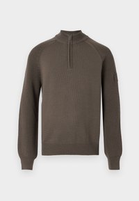 ASPECT QUARTER ZIP - Camisola - major brown