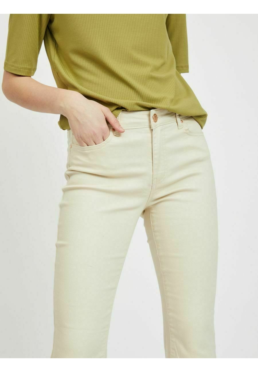 Vila Bootcut jeans - birch/beige - Zalando.de