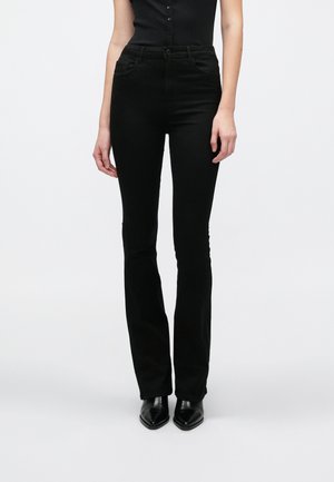 ONLROYAL RHINESTONE - Jean flare - black