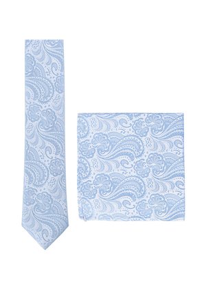 PRINCE BOWTIE SET - KRAWATTE + EINSTECKTUCH - Pocket square - blau