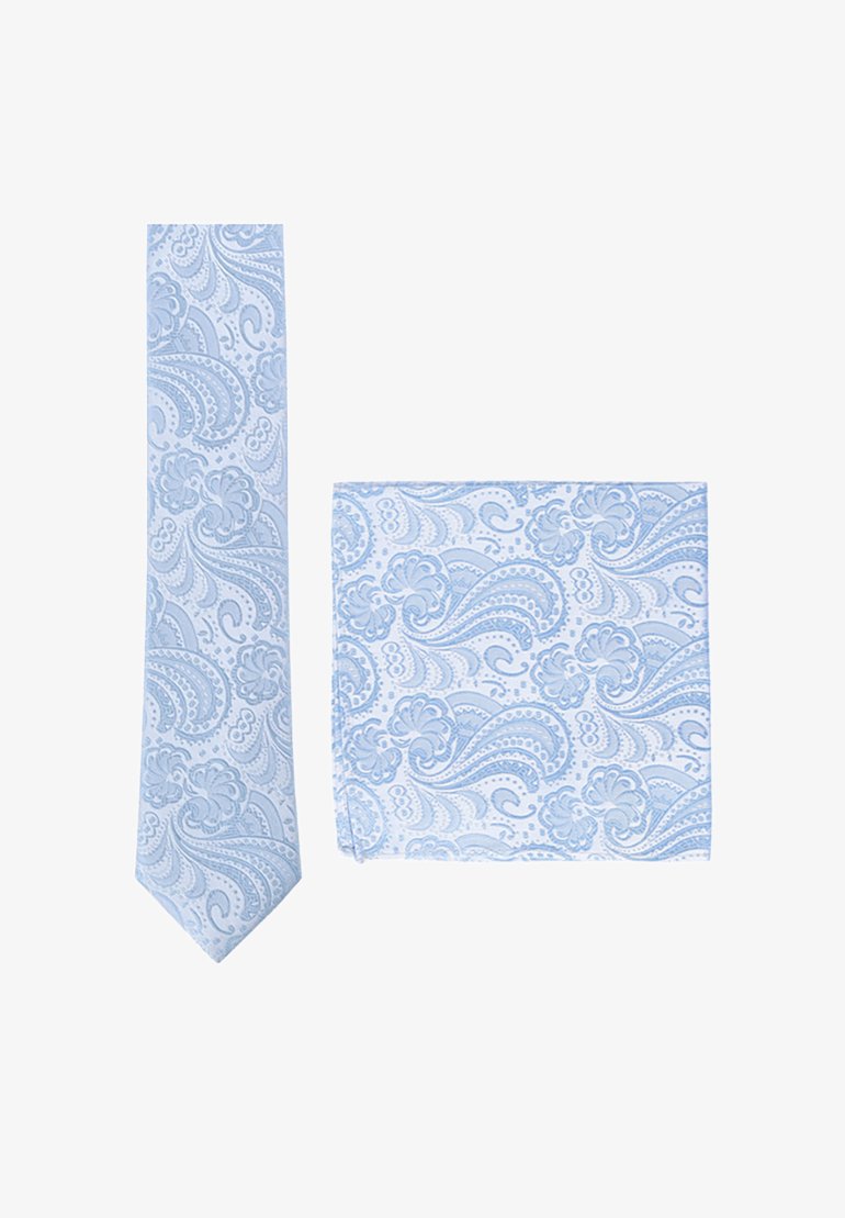Prince Bow Tie PRINCE BOWTIE SET - KRAWATTE + EINSTECKTUCH - Einstecktuch - blau