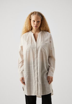 ONLY ONLAPELDOORN STRIPE SHIRT  - Tunic - pure/cloud dancer
