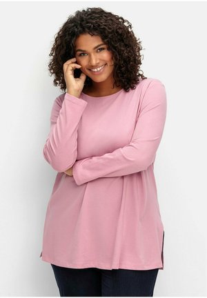 Sheego, Long sleeved top - altrosa