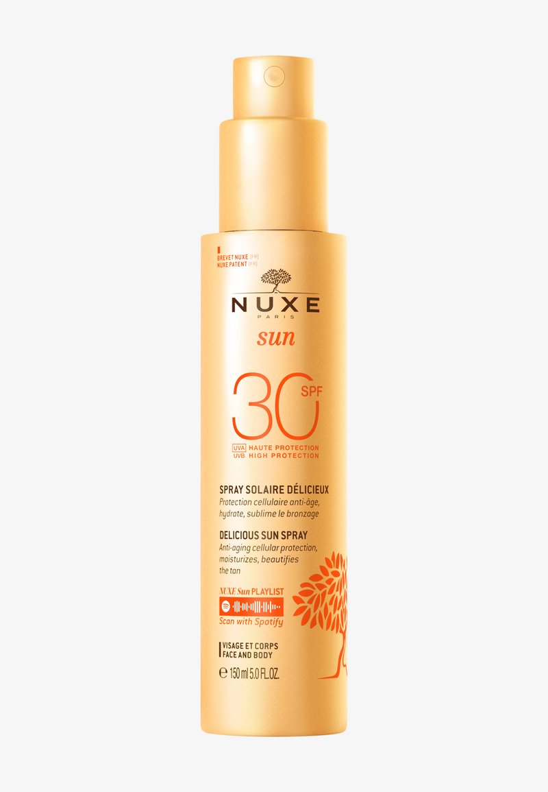 NUXE - DELICIOUS SUN SPRAY HIGH PROTECTION SPF30 FACE AND BODY 150ML - Zonnebrandcrème - orange, Vergroten