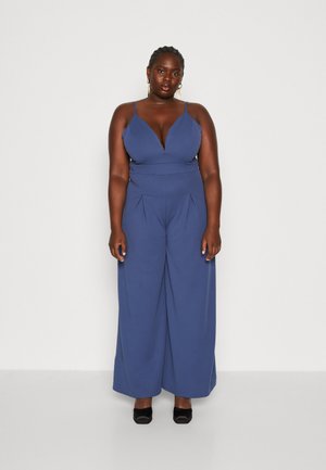 WAL G CURVE TOMMY V NECK - Ολόσωμη φόρμα - denim blue