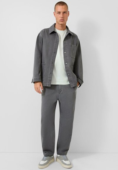 Veste Chaude Homme S.Oliver Taille L - Gris, Doublure Polaire, Fermeture éclair - Neuf Avec étiquettes
