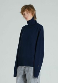 I AM YOUR SISTER - TURTLENECK - Trui - blue Miniatuurafbeelding 1
