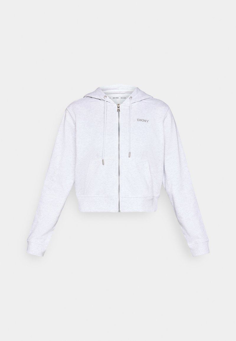 DKNY Sport Sweater met rits lichtgrijs