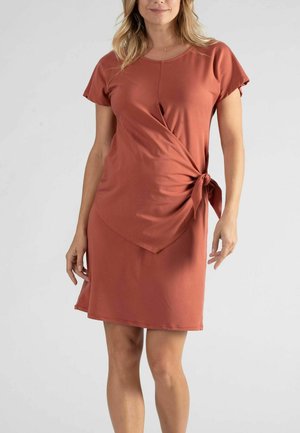 MATERNITY  MATELOT  - Jurk - terracotta