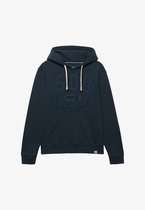 Superdry & Co, SUPERDRY TONAL APPLIQUE HOODIE.. - Hættetrøje - richest navy