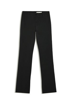 Bershka, LOW-RISE SLIM FIT - TROUSERS - Pantalon classique - black