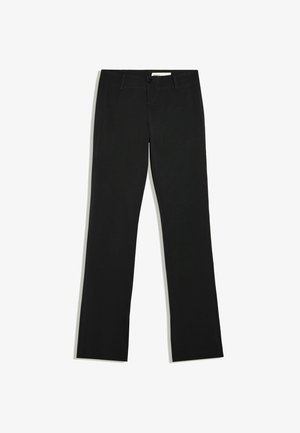 Bershka, LOW-RISE SLIM FIT - TROUSERS - Pantalon classique - black