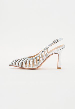 Hoge hakken - mirrow silver