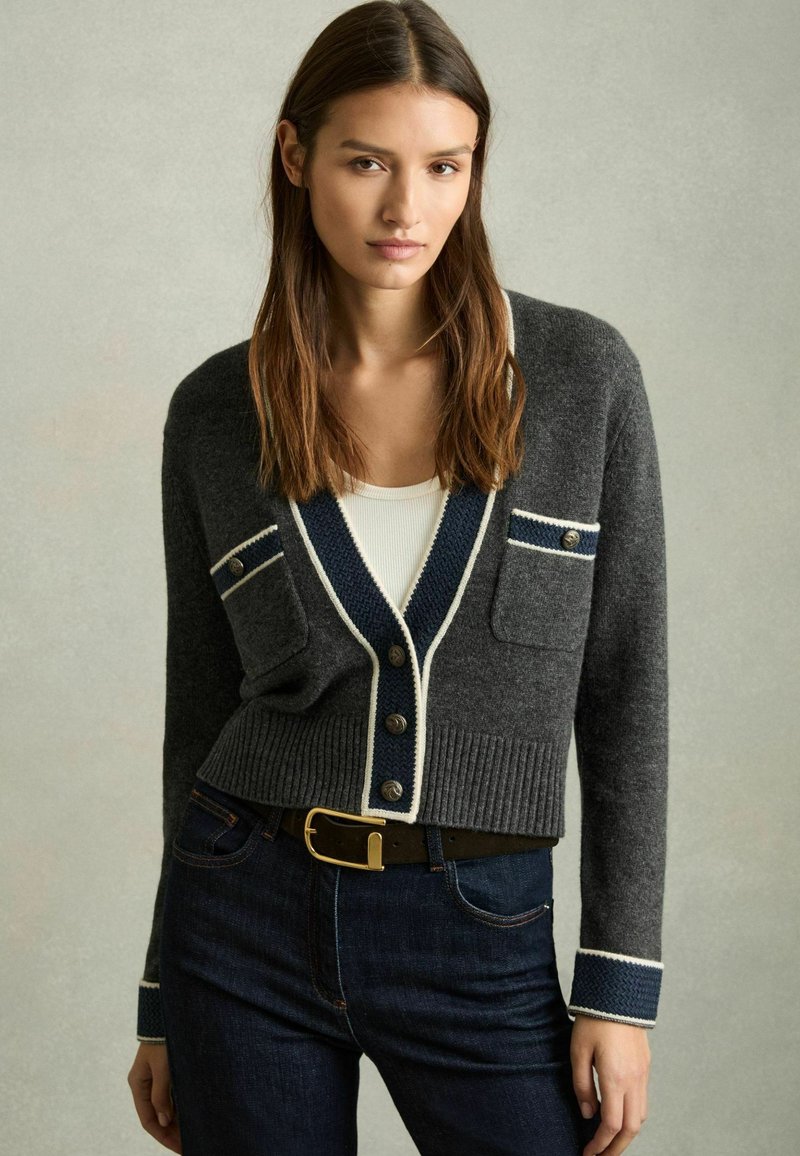 Reiss Cardigan - charcoal