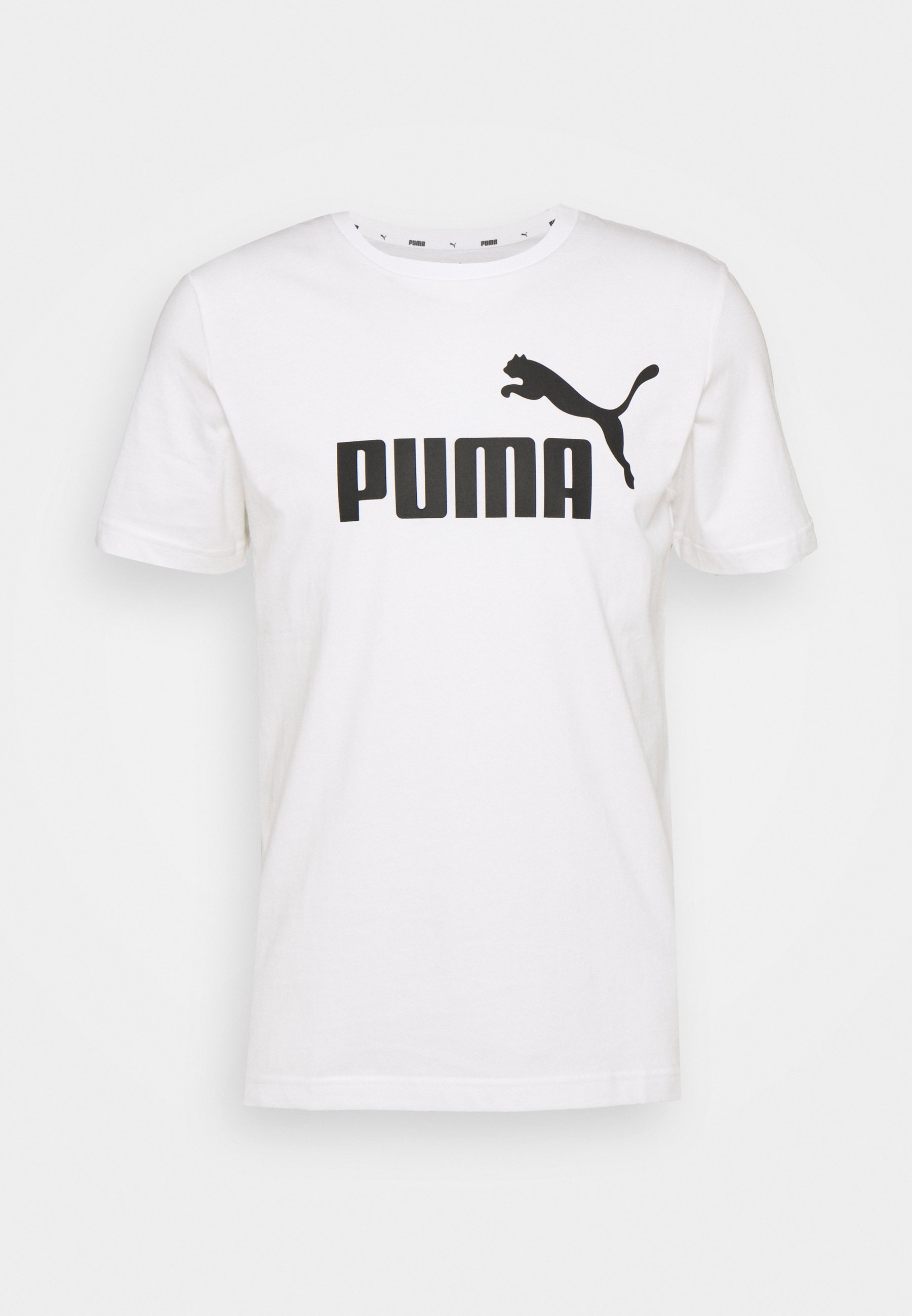 Puma LOGO TEE - Camiseta estampada white/blanco - Zalando.es