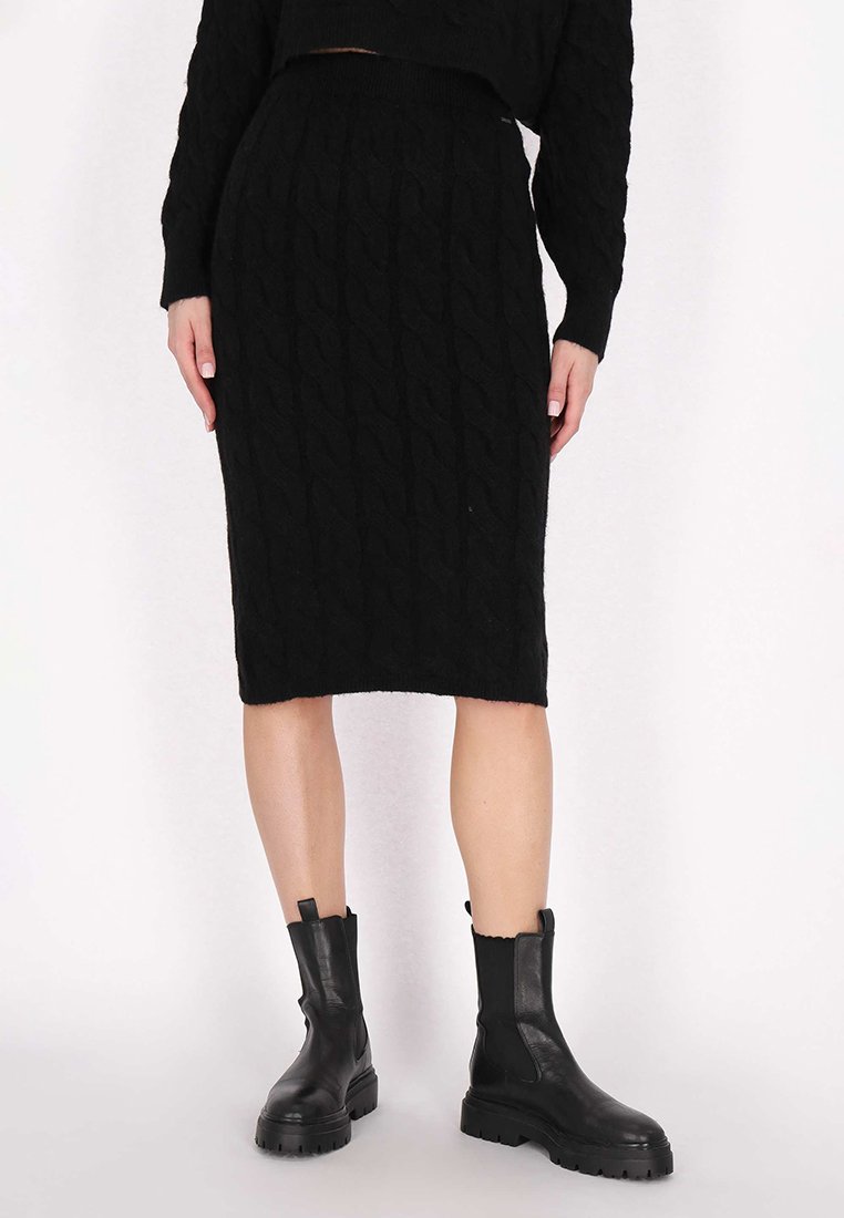 dreimaster Kokerrok zwart dreimaster Kokerrok zwart