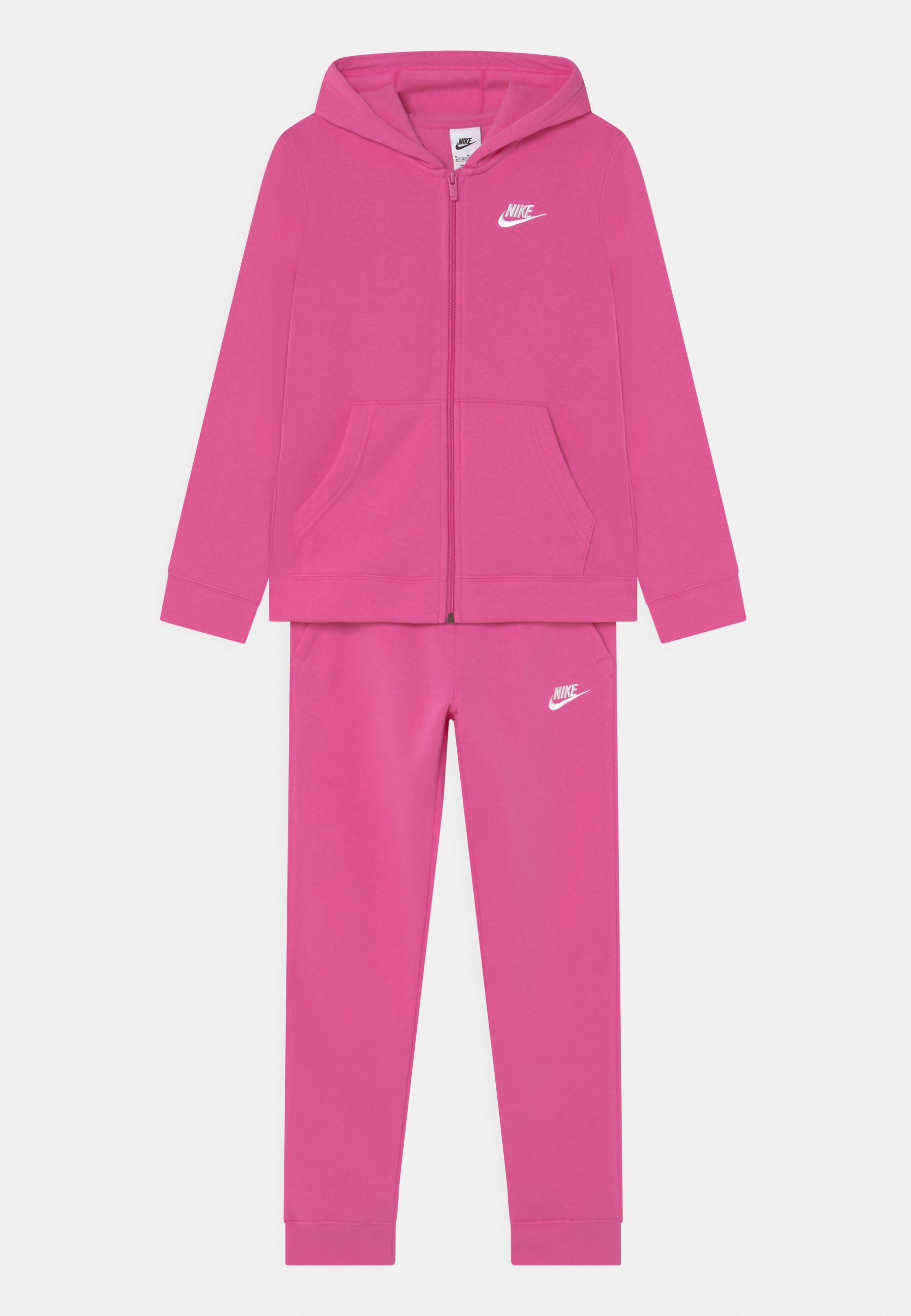 fusie seksueel Voorwaarden Nike Sportswear CORE UNISEX SET - Trainingspak - active  fuchsia/white/donkerroze - Zalando.nl