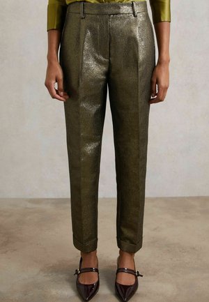 REGULAR FIT - SIENNA - Hlače - gold-coloured