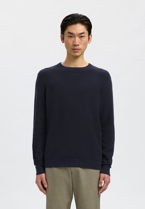Selected, SLHROSS CREW NECK - Džemper - dark sapphire