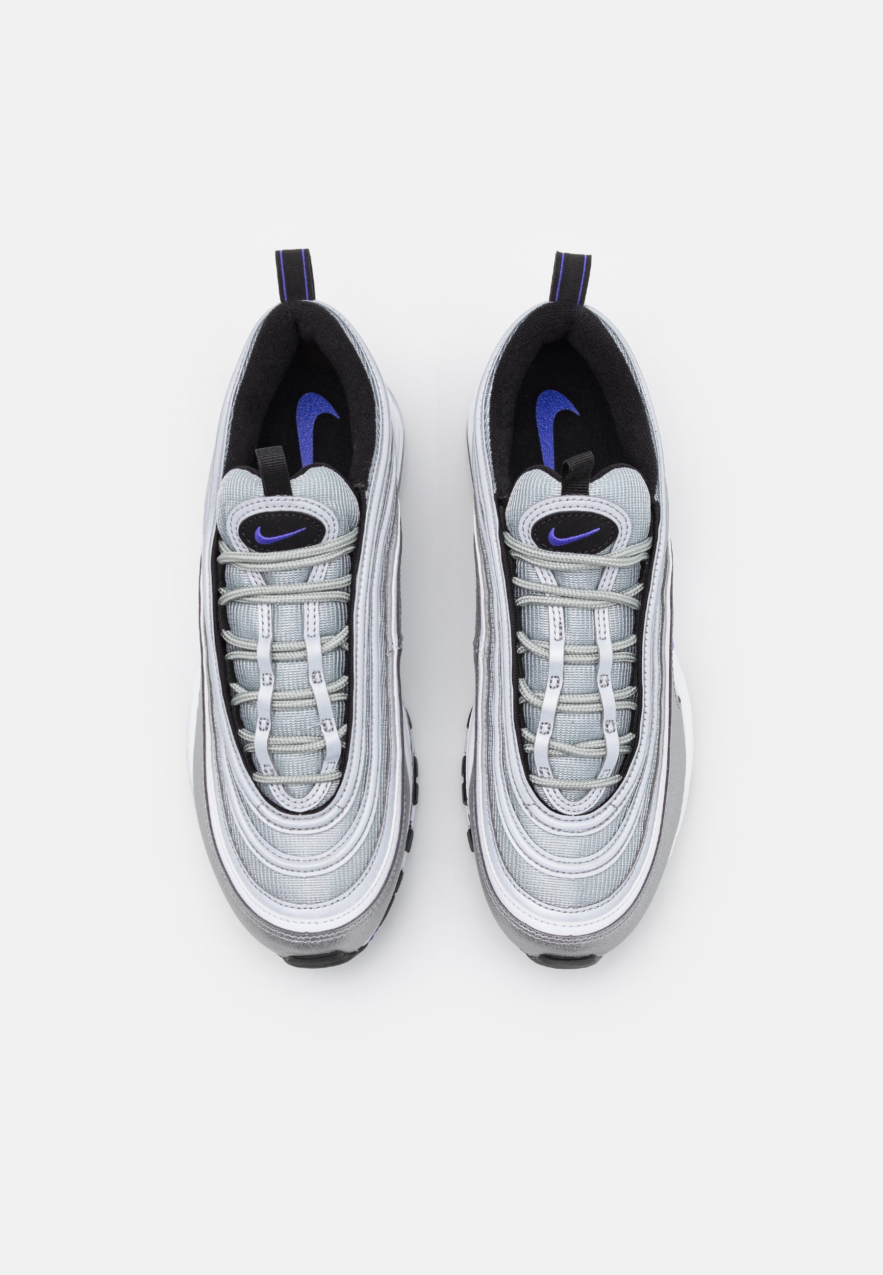 Nike Sportswear AIR MAX 97 - Sneaker low - metlalic silver/persian  violet/black/white/silberfarben - Zalando.de