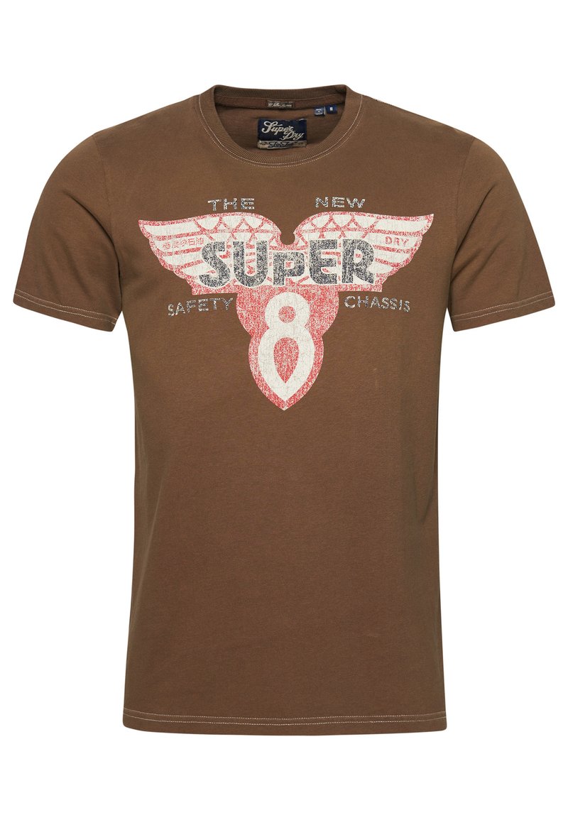 Superdry & Co T-shirt print antraciet
