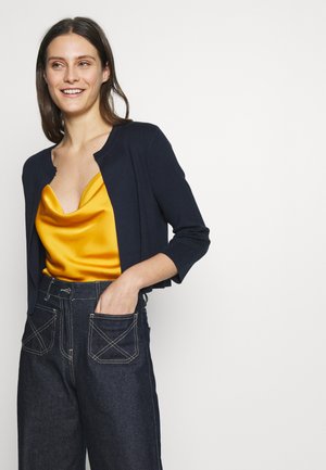 ECOVERO BOLERO - Cardigan - navy