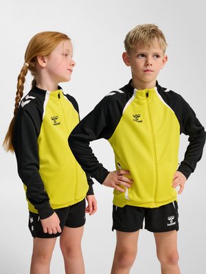 Hummel, HMLLEAD 2.0 TRACK ZIP KIDS - Træningsjakke - blazing yellow black