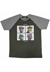 Paradiso Clothing GORILLAZ DEMON DAYS RAGLAN - Print T-shirt - green