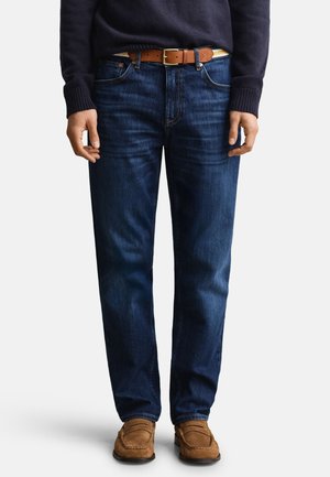 GANT Jeans Straight Leg - mid blue worn in