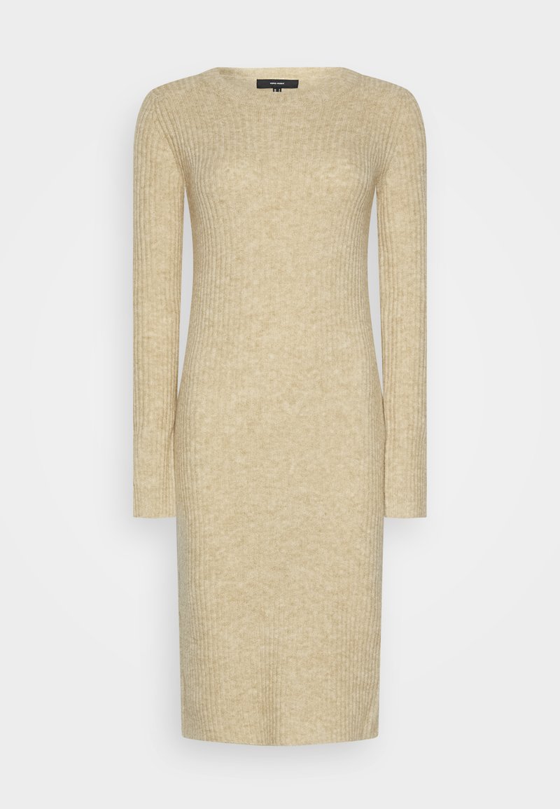 Vero Moda VMBRITANY ONECK DRESS Abito in maglia irish cream/beige