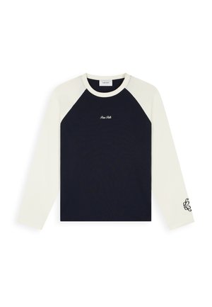 Pure Path, REGULAR FIT CREWNECK LS T-SHIRTS - Long sleeved top - dark navy