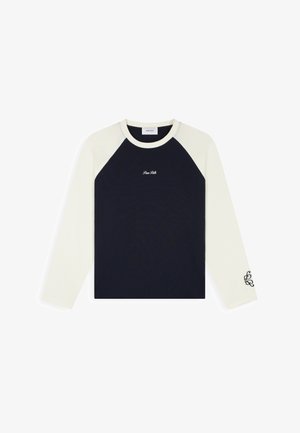 Pure Path, REGULAR FIT CREWNECK LS T-SHIRTS - Long sleeved top - dark navy