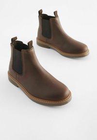Next CHELSEA WIDE FIT G - Kotníkové boty - chocolate brown