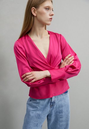 STAUD MADISON  - Top s dlhým rukávom - shocking pink