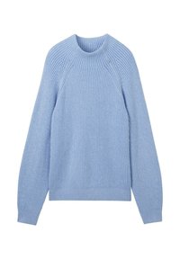 MIT STEHKRAGEN - Trui - calm blue rib structure