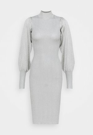 Gebreide jurk - silver-coloured