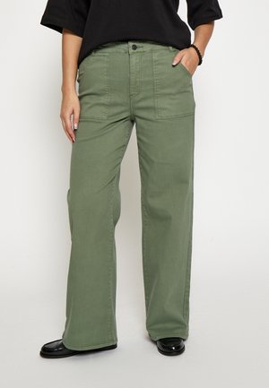 STRAIGHT - Relaxed fit -farkut - hedge green