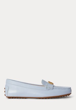 Lauren Ralph Lauren BARNSBURY NAPPA LEATHER DRIVER - Chaussons - alpine blue