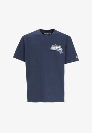 MC2 Saint Barth, T-SHIRT PORTLAND - T-shirt con stampa - blu