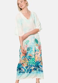 LolaLiza KAFTAN TROPICAL  - Maxikleid - offwhite