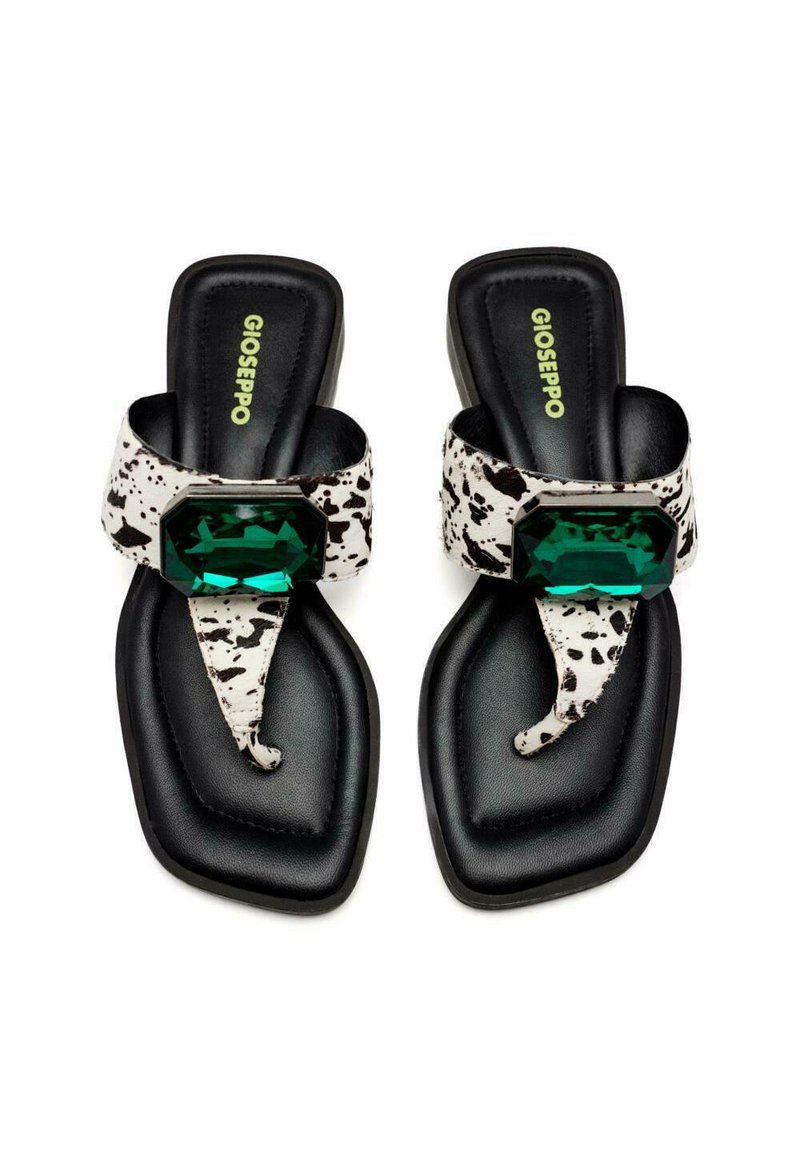 Gioseppo Ciabattine vaca/bianco