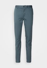 Scotch & Soda ESSENTIALS STUART REGULAR SLIM FIT - Chino - steel ...