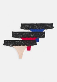 Não selecionado, apricot/red/blue