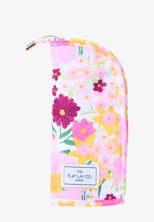 The Flat Lay Co. STANDING MAKEUP BRUSH CASE - Toalettmappe - flower bouquet