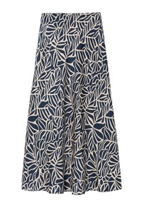 SATINOLA - Suknja A kroja - navy